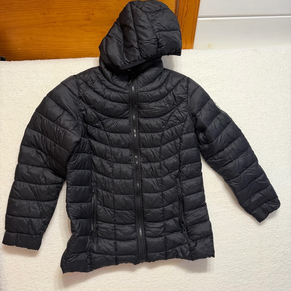 REEBOK Women's Lightweight puffer jacket black Size Large 14-16 O3RB595